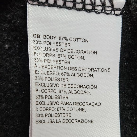 The North Face Half Dome Spell Out Logo Pullover Hoodie Men's Size S Black - Picture 9 of 10